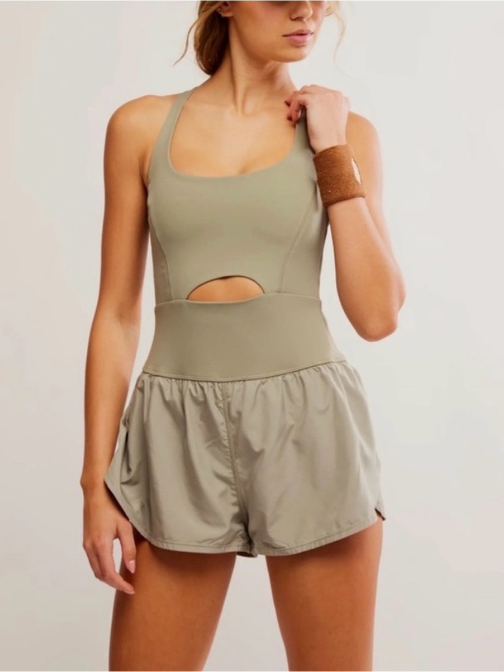 NWT FP Movement Righteous Runsie Sage Stone Size M